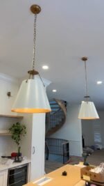 Modern Cone Pendant Light | Minimalist Farmhouse Chandelier for Kitchen & Bedroom - Image 4