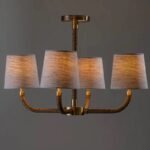 Rattan Woven Chandelier | French Vintage Pendant Light for Living Room & Dining Room - Image 2