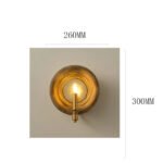 Vintage Wooden Mirror Wall Sconce | French Rustic Sconce for Bedroom, Hallway & Living Room - Image 7