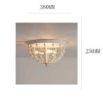 White Lily of the Valley Flush Mount Ceiling Light | French Vintage Chandelier for Bedroom & Hallway - Image 8