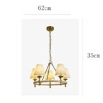 62cm American Vintage French Country Chandelier Perfect for Living Room, Dining Room, Bedroom, B&B - Image 8