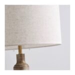 Vintage Wooden Floor Lamp | French-American Style Standing Lamp for Living Room & Bedroom - Image 7