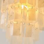 Creative Shell Pendant Light, Vintage Art Chandelier for Bedroom & Guest Room - Image 9