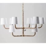 Rattan Woven Chandelier | French Vintage Pendant Light for Living Room & Dining Room - Image 10