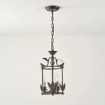 French Vintage Bird & Leaf Pendant Light - Image 14