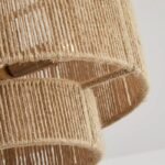 Hand-Woven Double Layer Jute Ceiling Light - Image 10