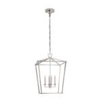 Vintage Geometric Lantern Pendant Light | 4/6-Light Chandelier for Dining Room, Bathroom & Bedroom - Image 5