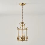 French Vintage Bird & Leaf Pendant Light - Image 15