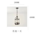 French Vintage Bird & Leaf Pendant Light - Image 16