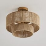 Hand-Woven Double Layer Jute Ceiling Light - Image 12
