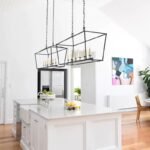 Minimalist Vintage Iron Pendant Light | Rectangular Chandelier for Dining Room & Living Room - Image 8