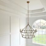 American Vintage 2-Tier Geometric Chandelier | Large Pendant Light for High-Ceiling Villas & Living Rooms - Image 4