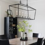 Minimalist Vintage Iron Pendant Light | Rectangular Chandelier for Dining Room & Living Room - Image 7