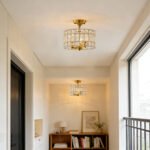 Vintage Crystal  Ceiling Light - Image 4