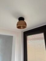 Minimalist Wooden Flush Mount Light - Natural Warmth for Modern Interiors - Image 3