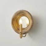 Vintage Wooden Mirror Wall Sconce | French Rustic Sconce for Bedroom, Hallway & Living Room - Image 2