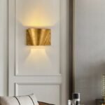 Vintage Gold Leaf Wall Sconce | French Art Decor Sconce for Living Room, Bedroom & Hotel - Image 2