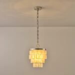 Creative Shell Pendant Light, Vintage Art Chandelier for Bedroom & Guest Room - Image 6