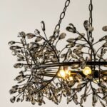 French Vintage Crystal Chandelier – 78cm Black Branch Design for Living Room & Bedroom - Image 10
