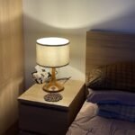 Mid-Century Solid Wood Table Lamp | Minimalist Vintage Bedside Lamp for Bedroom & Living Room - Image 5