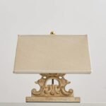 Vintage French Carved Solid Wood Table Lamp - Image 5