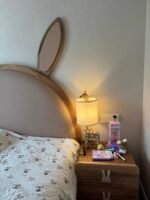 Wooden Animal Table Lamp | Giraffe, Elephant & Whale Shaped Bedside Lamp for Kids' Bedroom & Nursery - Image 4