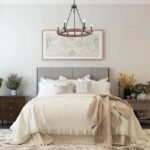 Rustic Wood Ring Chandelier | American Farmhouse Pendant Light for Living Room, Dining & Bedroom - Image 4