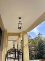 French Vintage Bird & Leaf Pendant Light - Image 7