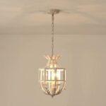 Rustic Farmhouse Iron Lantern Pendant Light - Image 2