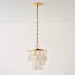 Creative Shell Pendant Light, Vintage Art Chandelier for Bedroom & Guest Room - Image 4