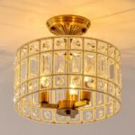 Vintage Crystal  Ceiling Light - Image 6