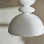 Pebble-Shaped Semi-Flush Mount Ceiling Light – Industrial French Mid-Century Modern Lighting for Entryway & Hallway - Image 6