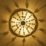 White Lily of the Valley Flush Mount Ceiling Light | French Vintage Chandelier for Bedroom & Hallway - Image 5