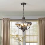 Rustic Farmhouse Semi-Flush Mount & Pendant Light - Image 5