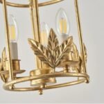 French Vintage Bird & Leaf Pendant Light - Image 8