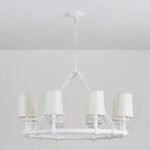 American Rustic Circular Chandelier | 5-Color French Style Pendant Light for Living Room & Dining Room - Image 6