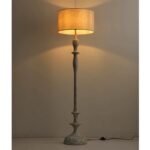 Vintage Wooden Floor Lamp | French-American Style Standing Lamp for Living Room & Bedroom - Image 11