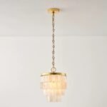 Creative Shell Pendant Light, Vintage Art Chandelier for Bedroom & Guest Room - Image 5