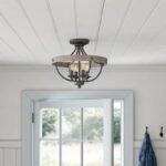 Rustic Farmhouse Semi-Flush Mount & Pendant Light - Image 8