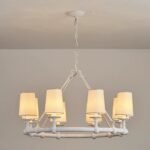American Rustic Circular Chandelier | 5-Color French Style Pendant Light for Living Room & Dining Room - Image 7
