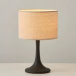 Mid-Century Solid Wood Table Lamp | Minimalist Vintage Bedside Lamp for Bedroom & Living Room - Image 2