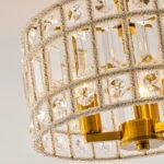 Vintage Crystal  Ceiling Light - Image 9