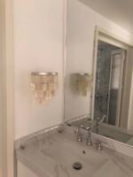 Natural Shell Tiered Wall Sconce | Coastal Vintage Wall Light for Bathroom & Bedroom - Image 13