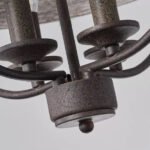 Rustic Farmhouse Semi-Flush Mount & Pendant Light - Image 7