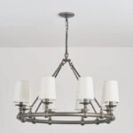 American Rustic Circular Chandelier | 5-Color French Style Pendant Light for Living Room & Dining Room - Image 9