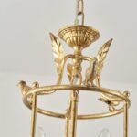 French Vintage Bird & Leaf Pendant Light - Image 11