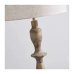 Vintage Wooden Floor Lamp | French-American Style Standing Lamp for Living Room & Bedroom - Image 6