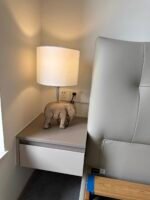 Wooden Animal Table Lamp | Giraffe, Elephant & Whale Shaped Bedside Lamp for Kids' Bedroom & Nursery - Image 10