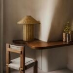 Rattan Table Lamp | American Retro & French Mid-Century Modern Bedside Lamp for Bedroom & Living Room - Image 5