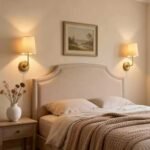 Brass & Raffia Wall Sconce - Image 4